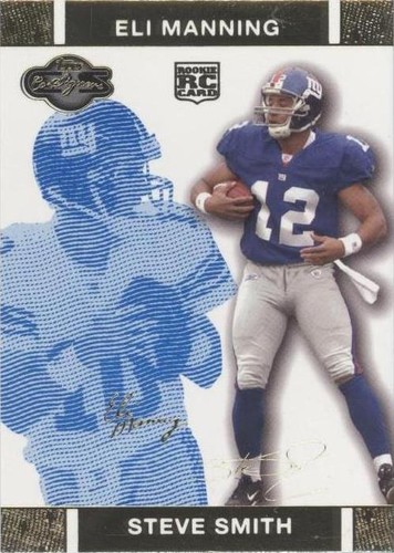 2007 Topps Co-Signers Eli Manning Steve Smith #89