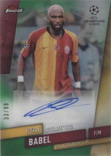 2019-20 Topps Finest UCL Ryan Babel #FA-RB
