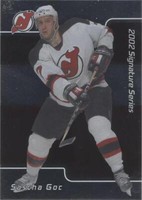 2001-02 In the Game Be A Player Signature Series - Sascha Goc #225