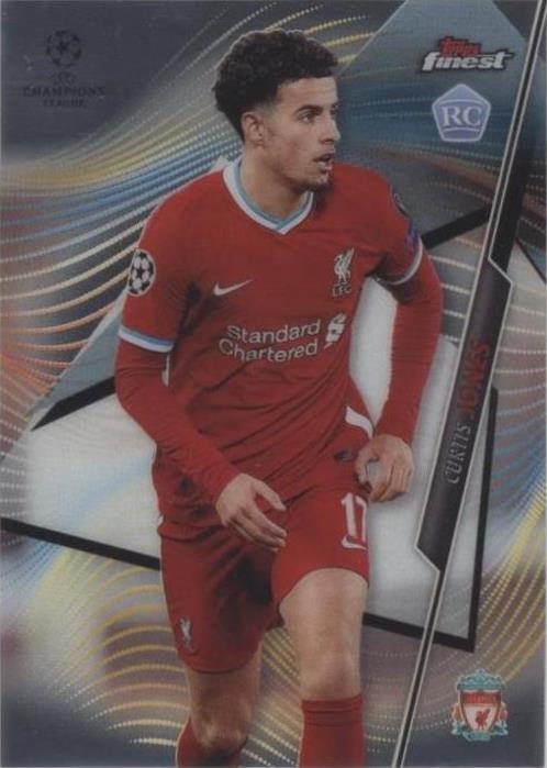 2020-21 Topps Finest UCL Curtis Jones #95