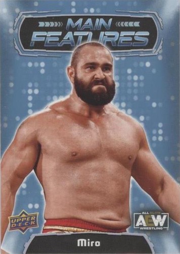 2022 Upper Deck AEW All Elite Wrestling - Miro #MF-34