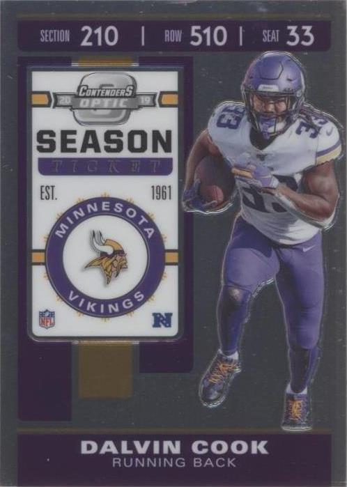 2019 Panini Contenders Optic Dalvin Cook #56