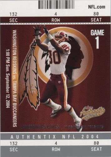 2004 Fleer Authentix Laveranues Coles #44