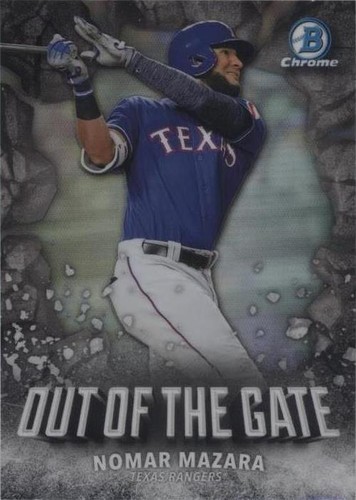 2016 Bowman Chrome - Nomar Mazara #OOG-6