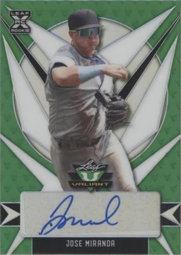 2021 Leaf Valiant - Jose Miranda #BA-JM3