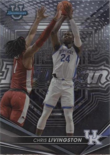 2022-23 Bowman University Best - Chris Livingston #25