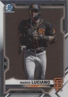 2021 Bowman Chrome - Marco Luciano #BCP-229