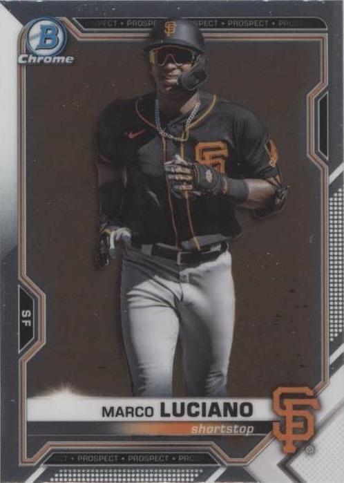 2021 Bowman Chrome - Marco Luciano #BCP-229