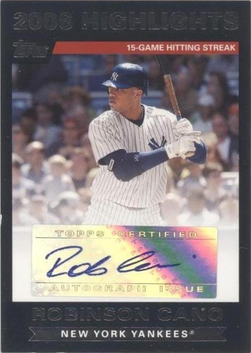 2007 Topps - Robinson Cano #HARC