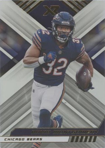 2022 Xr Blue 87 David Montgomery #/199 Chicago Bears NFL