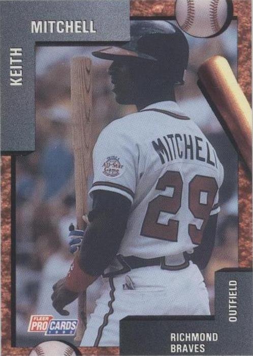 1992 Fleer ProCards Minor League - Keith Mitchell #387