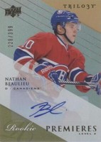 2013-14 Upper Deck Trilogy - Nathan Beaulieu #123