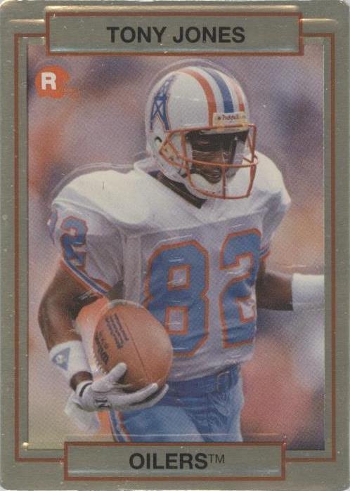 1990 Action Packed Rookie Update Tony Jones #53