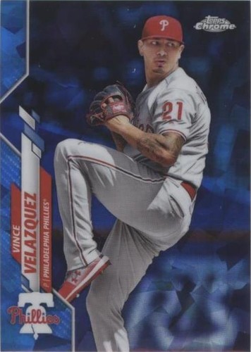 2020 Topps Chrome Sapphire Edition - Vince Velasquez #402