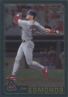2001 Topps Chrome - Jim Edmonds #380