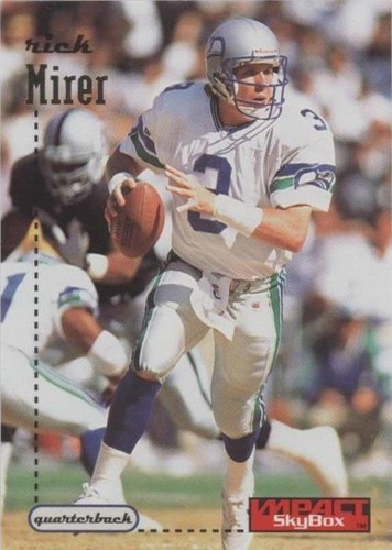 1996 Skybox Impact Rick Mirer #137