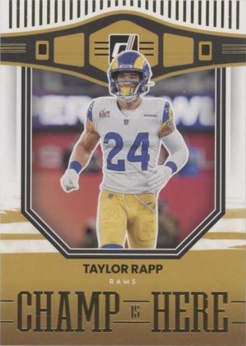 2022 Panini Donruss Taylor Rapp #CIH-16
