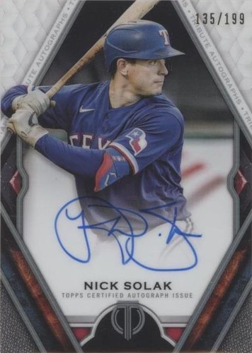 2021 Topps Tribute - Nick Solak #TA-NS