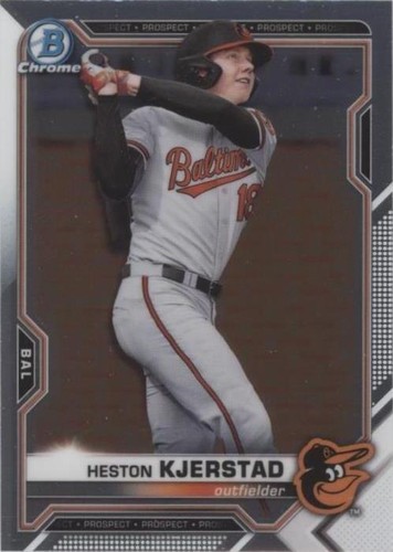 2021 Bowman Chrome - Heston Kjerstad #BCP-166