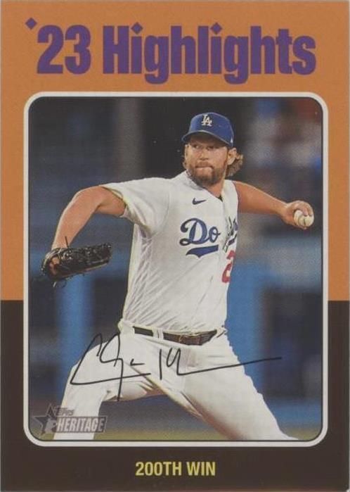 Topps Heritage 2024 - Clayton Kershaw #4