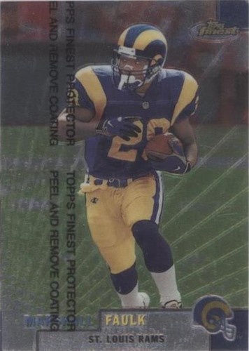 1999 Topps Finest Marshall Faulk #116