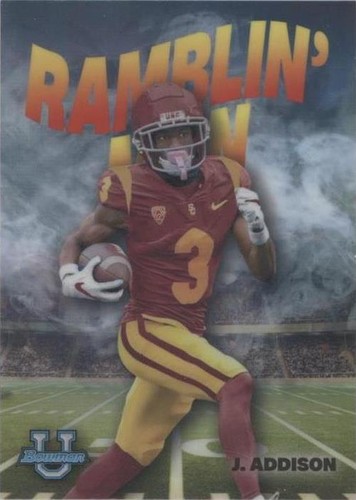 2022 Bowman University Chrome Jordan Addison #RM-9