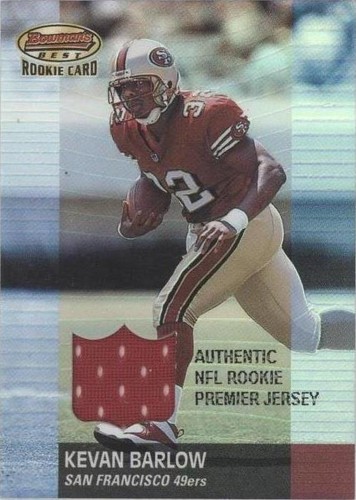 2001 Bowman's Best Kevan Barlow #102