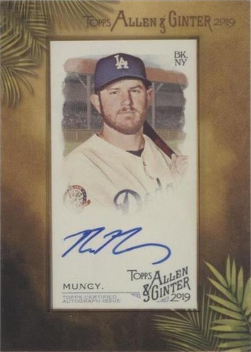 2019 Topps Allen & Ginter - Max Muncy #MA-MMU