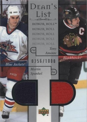 2001-02 Upper Deck Honor Roll - Martin Spanhel Tony Amonte #91