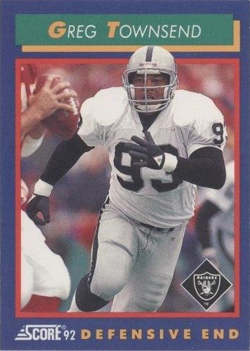 1992 Score Greg Townsend #54