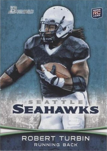 2012 Bowman Robert Turbin #119