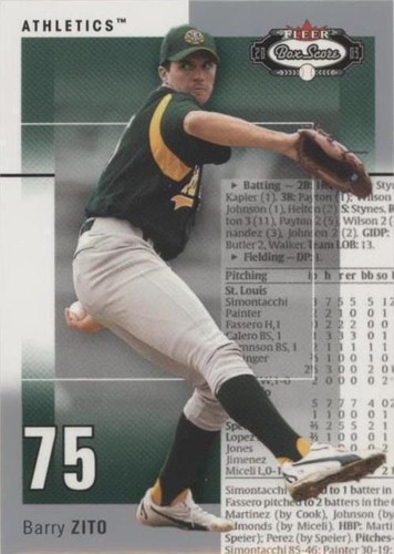 2003 Fleer Box Score - Barry Zito #4