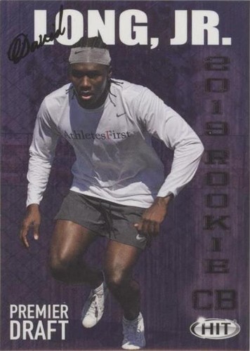 2019 Sage Hit Premier Draft David Long Jr. #27