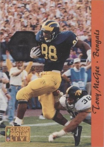 1993 Classic Pro Line Live Tony McGee #40