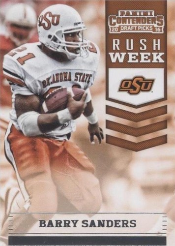 2016 Panini Contenders Draft Picks Barry Sanders #18