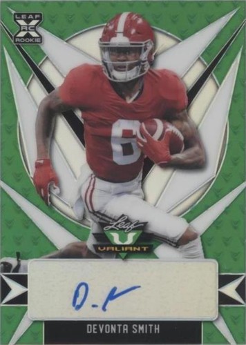 2021 Leaf Valiant DeVonta Smith #BA-DS2