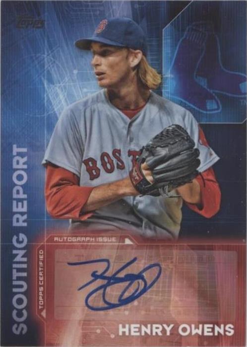 2016 Topps - Henry Owens #SRA-HOW