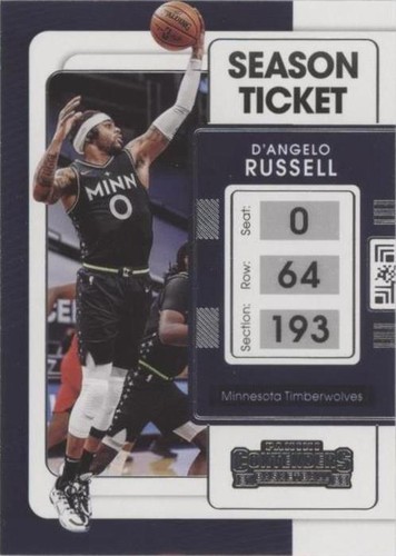 2021-22 Panini Contenders - D'Angelo Russell #93