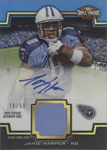 2011 Topps Triple Threads Jamie Harper #TTUAR-16