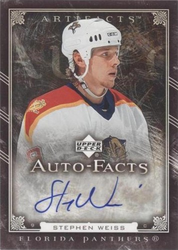 2006-07 Upper Deck Artifacts - Stephen Weiss #AF-SW