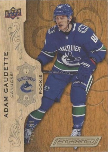 2018-19 Upper Deck Engrained - Adam Gaudette #99