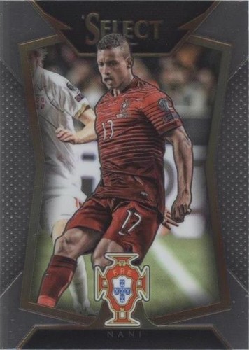 Nani 2023 Panini Select FIFA Signatures Auto Purple Prizm