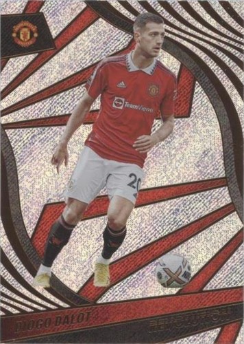 2022-23 Panini Donruss Optic #165 Diogo Dalot Green Foil SP 2022-23 Panini Donruss Optic #165 Diogo Dalot Green Foil SP