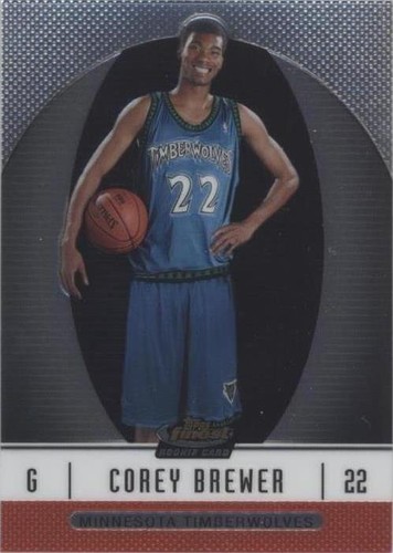 2006-07 Topps Finest - Corey Brewer #107