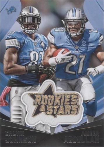 AMEER ABDULLAH 2015 PANINI BLACK GOLD #RGM-12 ROOKIE GOLD MINE #25