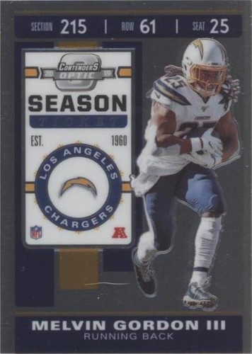 2019 Panini Contenders Optic Melvin Gordon #90