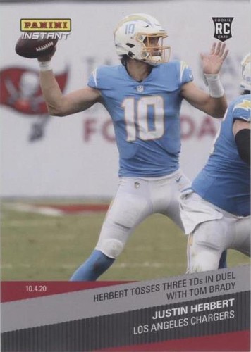 2020 Panini Instant NFL Justin Herbert #56
