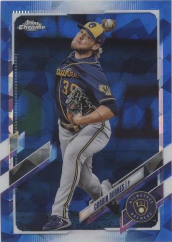 2021 Topps Chrome Sapphire Edition - Corbin Burnes #619