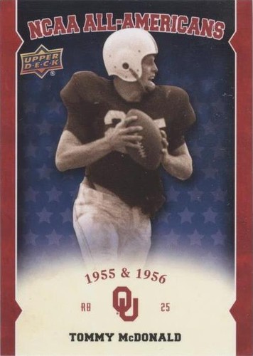 2011 Upper Deck University of Oklahoma Tommy McDonald #AA-TM