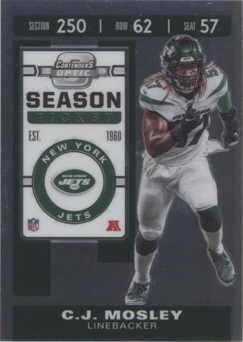 2019 Panini Contenders Optic C.J. Mosley #13